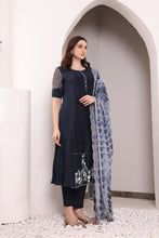 Load image into Gallery viewer, BLUE CRUSHED SUIT