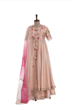 Load image into Gallery viewer, ANARKALI WITH SHARARA & DUPATTA - The Pink Gota