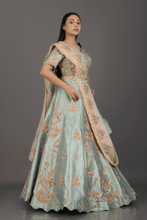 Load image into Gallery viewer, FLOWER POT LEHANGA - The Pink Gota