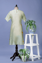 Load image into Gallery viewer, SEA GREEN LEHRIYA - The Pink Gota