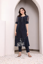 Load image into Gallery viewer, BLUE CRUSHED SUIT
