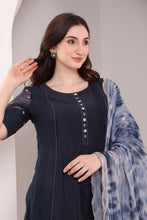 Load image into Gallery viewer, BLUE CRUSHED SUIT
