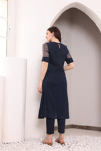 Load image into Gallery viewer, BLUE CRUSHED SUIT
