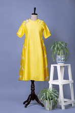 Load image into Gallery viewer, MUSTARD LEHRIYA - The Pink Gota 
