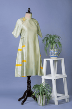 Load image into Gallery viewer, SEA GREEN LEHRIYA - The Pink Gota 
